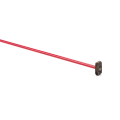1 Piece Adjustment Two-Course Type Steel Truss Rod Red Metal 460mm for Electric Guitar Parts. 