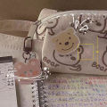 Zipper Pen Case Ins Cute Strawberry Bear Pen Case Soft Cute Bear Carrying Pen Ca Podazz. 