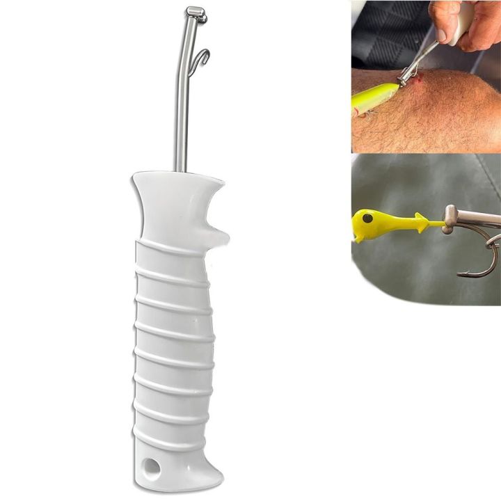 Portable Quick Release Fishhook Extractor with Handle Non-slip Fish Hook Remover Security Extractor Fishhook Disconnect Removal Tool Outddor