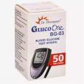 Dr. Morpen Gluco One Glucose Test 50 Strips BG-03 With 100 pcs Lancets 2 In 1. 