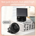 Electric Fan Portable Handheld Fan Lightweight 300/300/800 mAh Battery Solar Powered Fan Cooling Mini Size Hat Fan For Sun Caps. 
