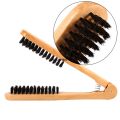 DISICHEN 1pcs Wooden Hairdressing Comb Double Brushes V Type Straight Hair Brush Anti-static Hair Straightener Tool Hairbrushes Profesional. 