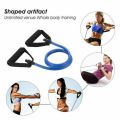120cm Yoga Pull Rope Elastic Resistance Bands Fitness Workout Exercise Tubes Practical Training Rubber Tensile Expander. 
