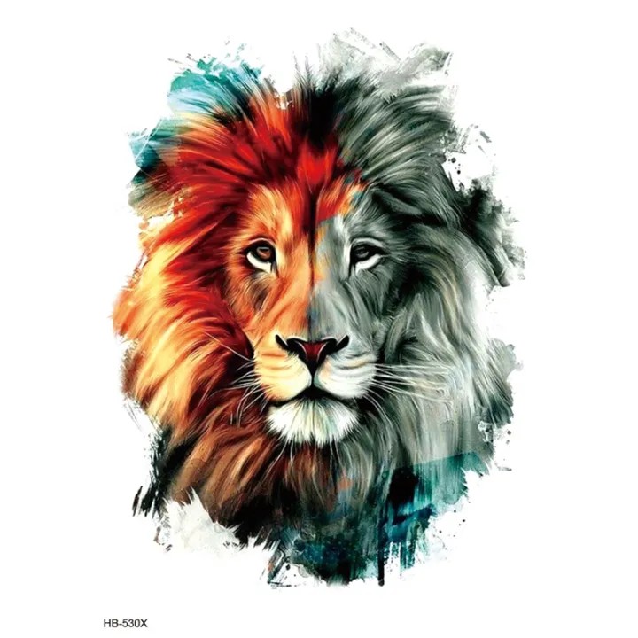 Color%20Tiger%20Lion%20Wolf%20Black%20Lion%20Waterproof%20Temporary%20Tattoos%20Men%20Tattoo%20Body%20Tattoo%20Stickers%20Women%20Temporary%20Tattoo%20-%20Image%203