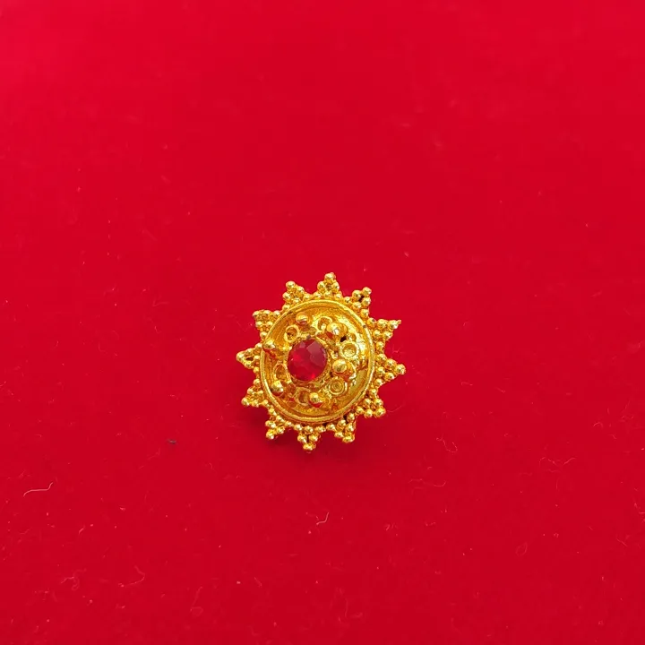 Golden/Red%20Star%20Shaped%20Fuli%20Nose%20Hook%20Design%20Jewellery%20For%20Women%20-%20Image%202