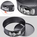 Springform Pan 22cm BAKE IT Nonstick - Cake Pan With Removable Bottom Spring Form For Baking Cake Pan (Black). 