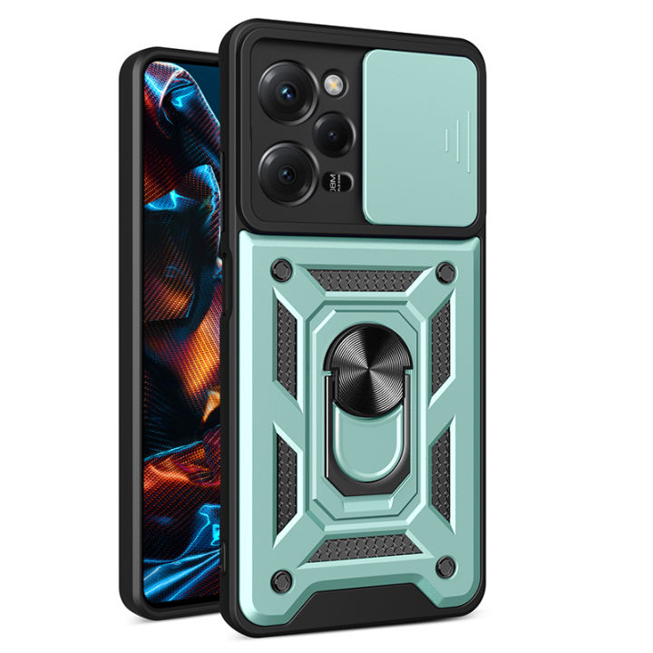Vantime%20for%20Xiaomi%20Poco%20X5%20Pro%205G%20Case%20Stand%20Slide%20Lens%20Cover%20Shockproof%20Hard%20Phone%20Back%20Casing%20-%20Image%206
