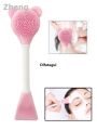 Difutagui Zheng Brush face wash makeup mask brush adjustment face b Hot Selling 2025 silicone double head 1pcsCu mask beauty clay mask. 