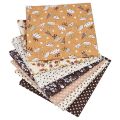 56PCS Printed Floral Assorted Cotton Craft Fabric Bundle Quilting Squares Patchwork for DIY Sewing Stitching 25cm. 