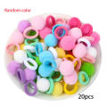 Ball Hair Bands Fashionable Wholesale Elastic Hair Ties Plush 20pcs Rubber Bands for Birthday Baby Girls Kids Use School Gift. 