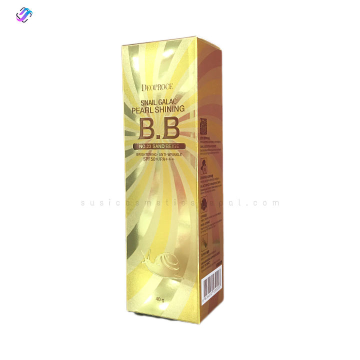 DEOPROCE%20SNAIL%20GALAC%20PEARL%20SHINING%20BB%20cream%20No.23%20SAND%20BEIGE%2040g%20-%20Image%204