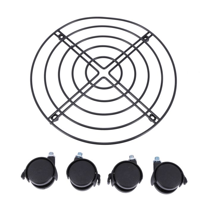 FORIDE%204X%20Metal%20Plant%20Flower%20Pot%20Stand%20Trolley%20on%20Wheels%20Indoor%20Outdoor%20Home%20Garden%20Tools%20-%20Image%206