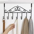 Creative Iron Door Hanging Hook Wall Clothes Hanger Rack. 