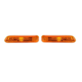 Side Marker Turn Signal Lights 63132228591 63132228592 for 3 Series E46 1999-2001 Yellow. 
