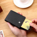 1 pc Men Credit Card Holder Leather Purse for Cards Case Wallet for Credit ID Bank Card Holder Women Cardholder and Coins. 