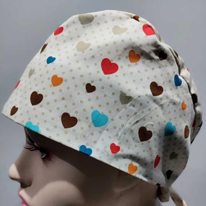 Operating%20room%20hat%20female%20doctor%20hat%20cotton%20printed%20operating%20room%20hat%20dental%20department%20can%20be%20stabbed,%20ICU%20nurse%20hat%20-%20Image%202