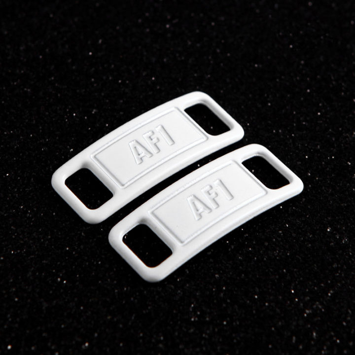 2pcs AF1 Shoe Charms Fashion Laces Buckle Air Force one Shoes