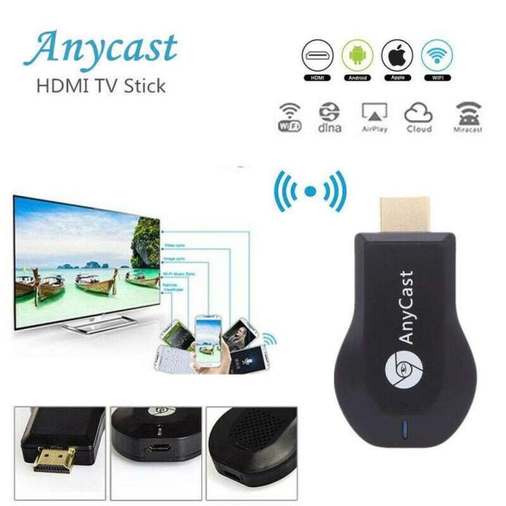 Anycast%20M9%20Plus%20Hd%20Wifi%20Display%20Dongle%20Receiver%201080P%20Hdmi%20Tv%20Dlna%20Airplay%20Miracast%20-%20Image%204