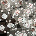 Bizzy Waterproof Transparent Plastic Playing Cards 2Sets Creative Durable PVC Poker for Deck Board Game and Classic Card Games Access. 