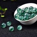 【New arrival】Natural Burmese Jadeite Class A Floating Flower Scattered Beads Floating Blue Flower Jade with Beads DIY Accessories Men's and Women's Bracelet Necklace. 
