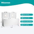Hisense 510 Liter Double Door Chest Freezer FC66DD4SA_ White. 