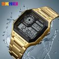 SKMEI 1335 Double Time Digital Chronograph Watch For Men - Gold. 