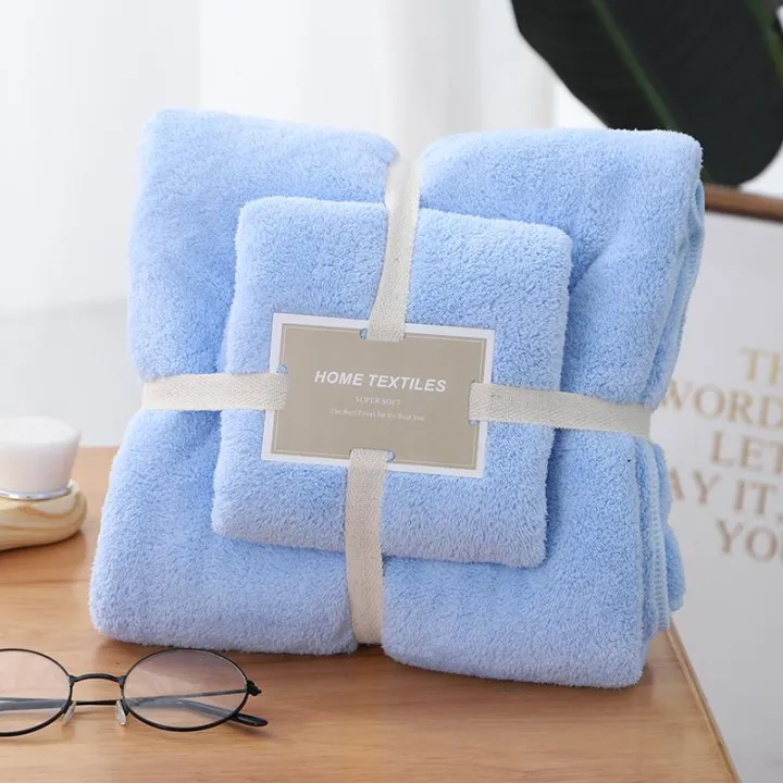 2%20Piece%20Bath%20&%20Face%20Towel%20Set%20Home%20Textile%20Coral%20Velvet%20Absorbent%20Bath%20Towels%20For%20Adults%20Large%20Soft%20Comfortable%20Towel-%20Gift%20Package%20-%20Image%206