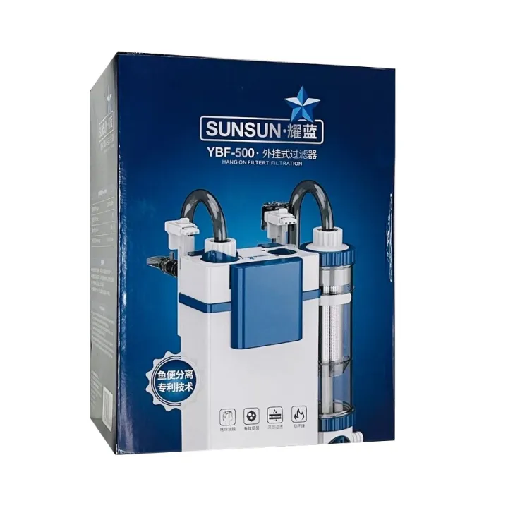 Sunsun%206%20Watt%20Multi%20Usage%20Filtration%20System%20External%20Hang%20On%20back%20Canister%20Aquarium%20Filter%20YBF-500%20-%20Image%207