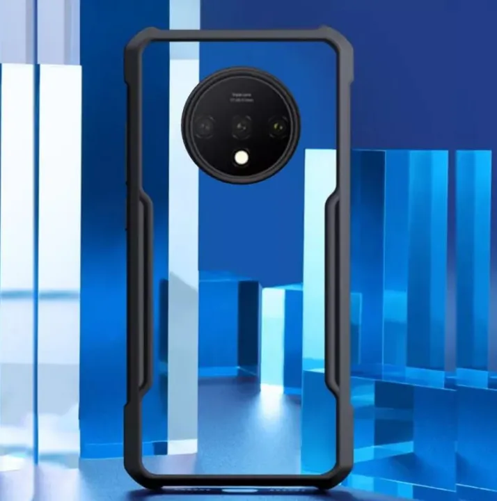 OnePlus%207T%20Bumper%20Shockproof%20Clear%20Case%20Cover%20Casing%20-%20Image%203
