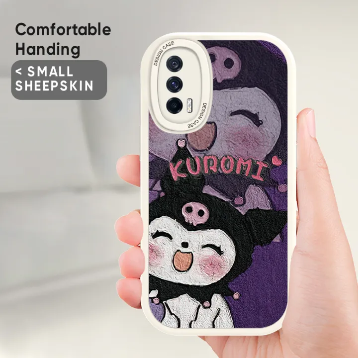 FELMYST%20for%20Realme%20C53%20Narzo%20N53%20Back%20Cover%20PU%20Leather%20Kuromi%20Pattern%20Soft%20Silicone%20Edge%20Phone%20Case%20-%20Image%206