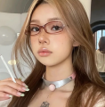 Fashion Oval Frame Glasses for Women Retro Blue Green Small Frame Glasses Anti Blue Light Glasses Y2K Style Eyeglasses. 