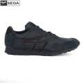 Sega Salmon Black Sneaker Shoes For Men. 
