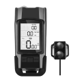 JAERBEE 3 in 1 Bike Light Lamp Cycling Bicycle Computer 120DB Bike Horn Bells Front Flashlight -Road Bike Speedometer Blue. 