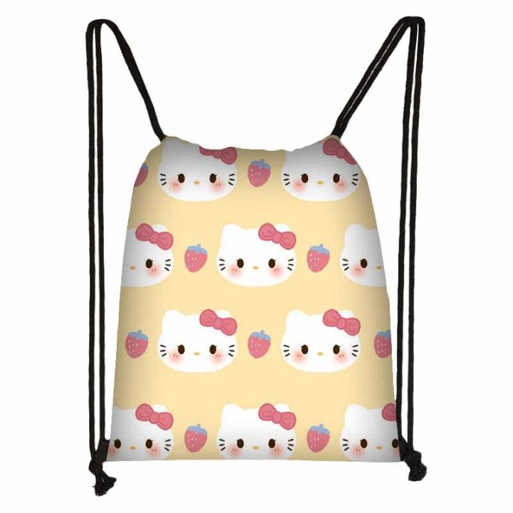 New%20Sanrio%20Hello%20Kitty%20Cartoon%20Cute%20Drawstring%20Pocket%20Large%20Capacity%20Convenient%20Storage%20Bag%20for%20Elementary%20School%20Students%20-%20Image%202