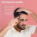 Derma roller 0.50 mm With 540 Needles | Promotes Beard Growth, Hair Regrowth & Reduces Acne Scars | Skin Care Men and Women. 