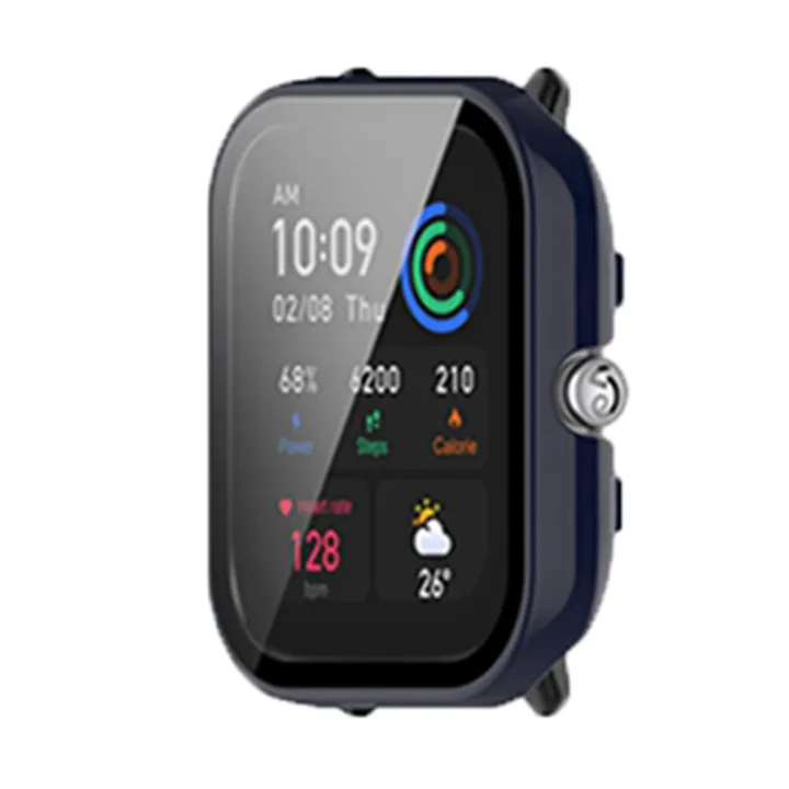 For%20Amazfit%20GTS%204%20PC%20Case+Tempered%20Glass%20Smart%20Watch%20Screen%20Protector%20-%20Image%202