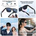 Smart Bluetooth Audio Sunglasses – New Black | Voice Assistant, Open-Ear Speakers, UV Protection, Hands-Free Control Glasses - Ojustore. 