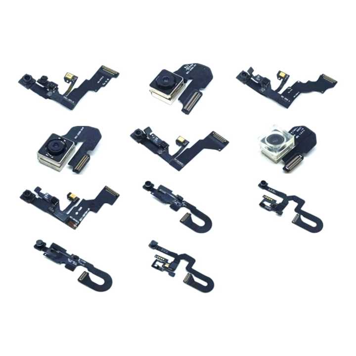 Original Front and Back Rear Camera For iphone 6 6s 6 plus 7 7Plus 8 8 plus Main Lens Repair Flex Cable Replacement