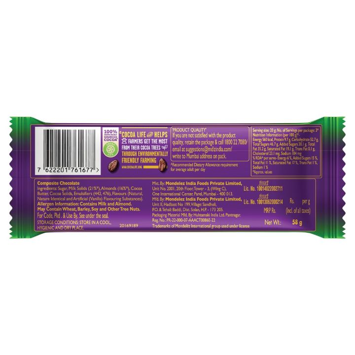 Cadbury%20Dairy%20Milk%20Silk%20Roast%20Almond,%2058gm%20(Combo%20Pack%20of%203,6,8,10)%20-%20Image%203