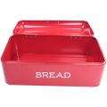 NAMUNY Square Retro Kitchen Storage Box Flat Cover Bread Box European Kitchen Storage Box. 