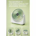 Small Fan Rechargeable Desktop Mini Fan Strong Wind Silent Design Portable Electric Fan High Air Volume Portable TriPole Desk Fan Outdoor. 