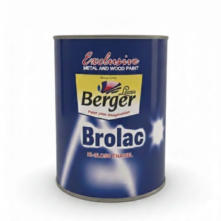 Berger Brolac Hi-Gloss Enamel For Wood and Metal ( Leaf Brown ) | Daraz ...