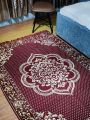 Premium Super Soft Carpet Dari/Rug ( 7 feet by 4.75 feet ) [ Design/Pattern May Vary ]. 