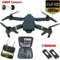 E58 Drone Wifi Fpv 1080P HD Camera Foldable 2.4G Rc Drone Double BAattery. 