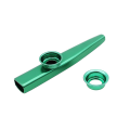 FORIDE 3X Kazoo Aluminum Alloy Metal with 15 Pcs Gifts Flute Diaphragm for Children Music-Lovers-Green. 