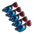 5x Red and Blue Anaglyph Dimensional 3D VISION Glasses For TV Movie Game DVD. 