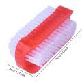 4pcs Durable Double-Sided Nail Cleaning Brush Plastic Soft and Stiff Bristles Cleaning Scrubbing Brush Multifunctional Nail Art Dust Brush Cleaning Fingernails. 