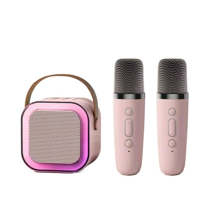 Integrated%20Bluetooth%20Audio%20Mini%20Karaoke%20Machine%20with%20/2%20Wireless%20Microphones%20K12%20Portable%20Bluetooth%20Speaker%20RGB%20Light%20Fun%20Toys%20Karaoke%20Microphone%20Family%20Singing%20-%20Image%209