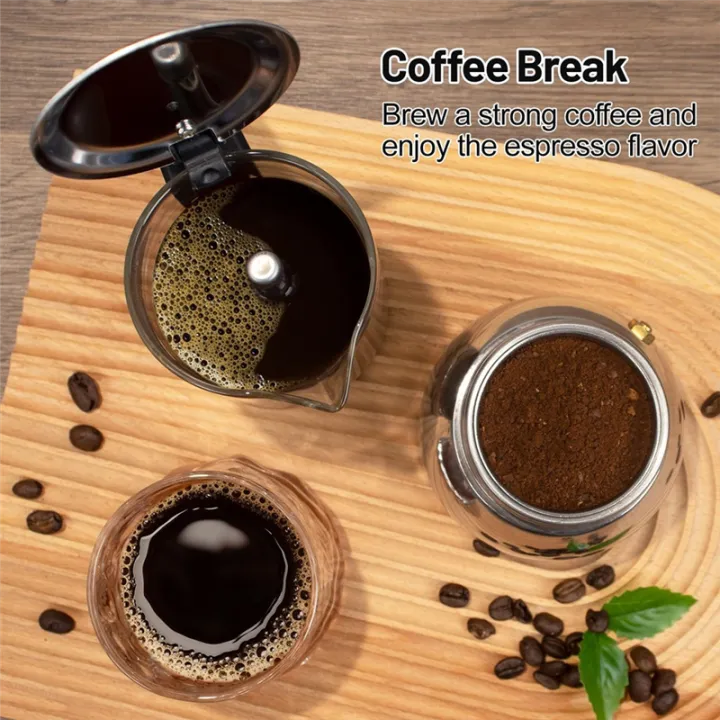 Glass%20Clear%209%20Cup%20Moka%20Pot%20Stainless%20Steel%20Thickened%20Stovetop%20Espresso%20Maker%20Coffee%20Machine%20450ml%2015oz%20Italian%20Design%20-%20Image%205
