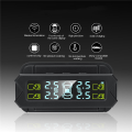NANLIY 2X USB Solar Power Tire Pressure Monitoring System Wireless Car TPMS LCD Display Pressure Alarm with Internal Sensor. 